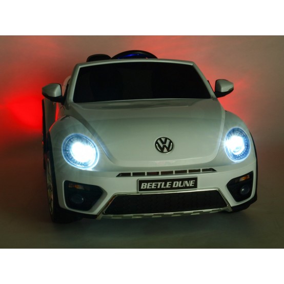 Volkswagen Beetle Dune s 2.4G DO, FM rádio, bluetooth a čalouněná sedačka, růžové lakování
